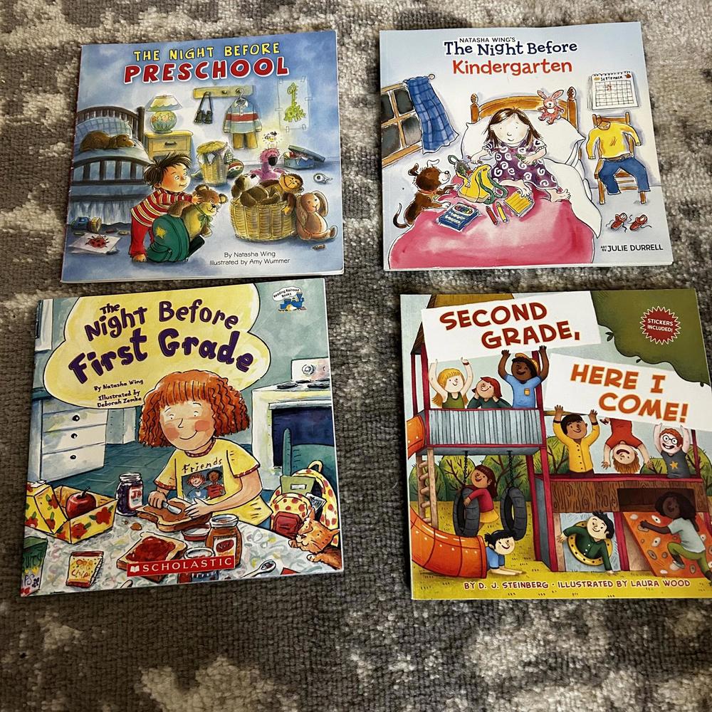 Scholastic Four Paperback Books-Get Ready for School